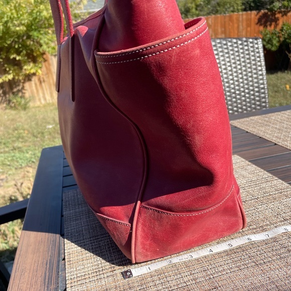 Coach Red Leather Bag - Picture 10 of 11